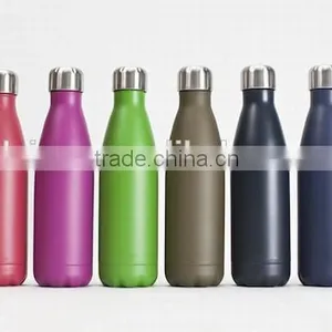 Double Walled Vacuum Insulated Stainless Steel Water Bottle for Hot or Cold Drinks BPA Free thumbnail-1