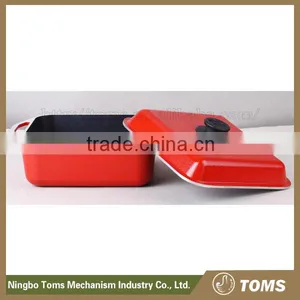 Kitchen Supplies Square Aluminium Ceramic Frying Pan thumbnail-1
