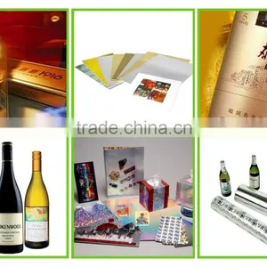 Metallized Silver/golden Paper for Cigarette Packing thumbnail-1