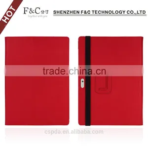 Colorful pu Leather Stand Flip Cover for Microsoft Surface Pro 4 With Elastic Band Design thumbnail-2