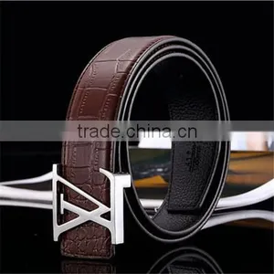 New Men's Leather Belt Fashion Luxury Top Brands Designers Belts For Men thumbnail-5
