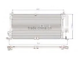 Auto Condenser for CHEVROLET SAIL thumbnail-1