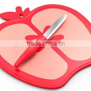 Cute Fruit Shaped Design Bamboo Chooping Board, Multi Color Cutting Board thumbnail-1