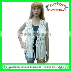 New Fashion Womens Ladies Embroidery Lace Crochet Sleeveless Shirt Casual Blouse Tops thumbnail-5