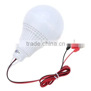 Portable Energy Saving DC 12V 12W Led Bulb Outdoor Camp Tent Night Fishing Hanging White CE Lights Bulb thumbnail-2