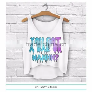 2015 Top Hot Latest Fashion Women Wholesale Custom Loose Tank Top Manufacturer thumbnail-4