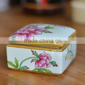 Fashion Ceramic Jewelry Box Square thumbnail-4