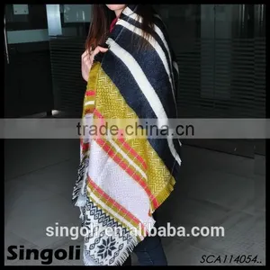 Fashio Trendy 2015 Spring Ladies Bohemia Weave Scarf thumbnail-2