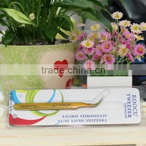 Koocu Golden Colour Curved Tweezer thumbnail-5