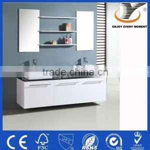 Luxury Tall PVC Hotel Design Fully Assembled Bathroom Cabinets thumbnail-1