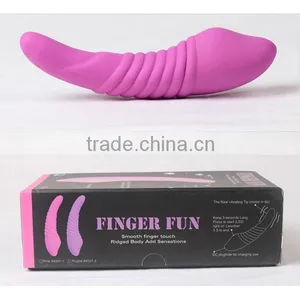 Online Shopping Rechargeable Fantasy Vibrating Finger Penis Massager for Female thumbnail-5