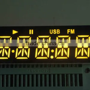 Alphanumeric Display 5-digit 14 Segments Led Display in Yellow Color Digits thumbnail-1