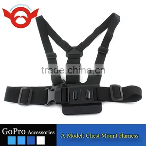 A Model:Chest Mount Harness Chest Body Strap for GoPro Hero 2/3/3+/4/4 Session Gopro Head Strap thumbnail-1