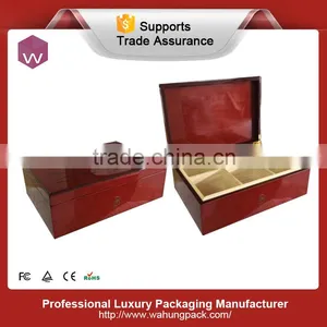 Nature Wood Tea Packaging Box,wooden Box for Tea With 6 Compartments Inside thumbnail-1