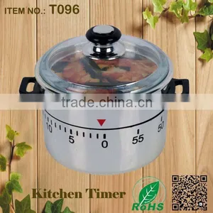 China Wholesale Kitchen Mechanical Stainless Steel Cooker Timer thumbnail-1