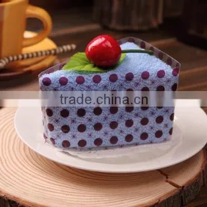 Wholesale Soft Cotton Lovely Tiramisu Cake Towels Party Gifts Wedding Favors Towel thumbnail-5