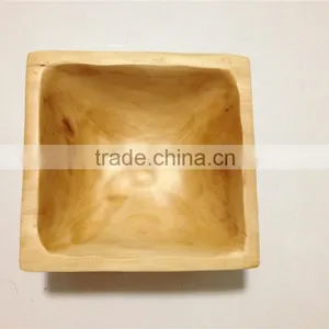 Wholesale Dinnerware Hot New Products Square Wood Soup Bowl thumbnail-3