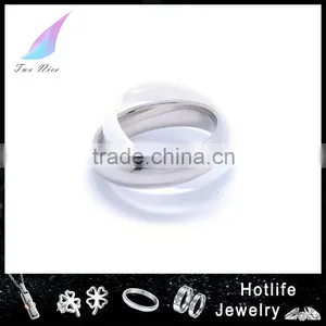 2015 New Made Fashion 2 in 1 Design White Gold Engagement Rings thumbnail-1