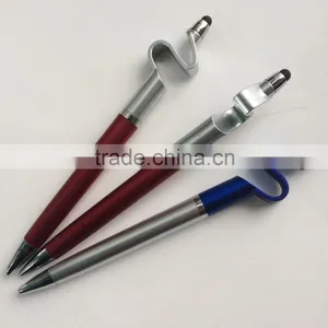 Quality Novelty Plastic Stylus Pen With Iphone Stand thumbnail-1