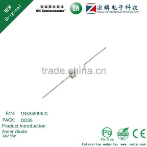 Genuine Original 1N5359BRLG DO35 Zener Diode 5W 24V thumbnail-1
