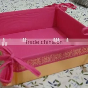 Customized Logo Cotton Bread Basket for Promotion and Gift Basket for Storage thumbnail-3