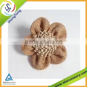 Fashion Burlap Flower,burlap Bow and High Quality ,handmade Burlap thumbnail-2