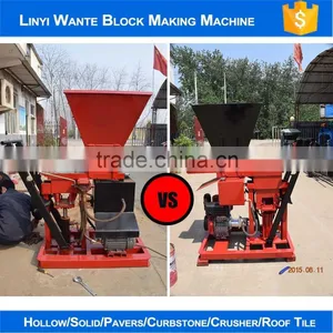 High Quality Best Selling WT1-25 Hand Press Soil Brick Making Machine Clay Interlocking Pavers Supplier's Choice thumbnail-1