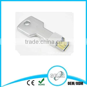 Company Promotion Gift 2G 4G 8G 16G 32G Metal Key USB Flash Drive With Your Company Logo thumbnail-1