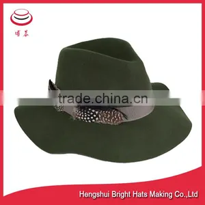 2016 New Style Wool Felt Fedora Hat For Ladies thumbnail-2