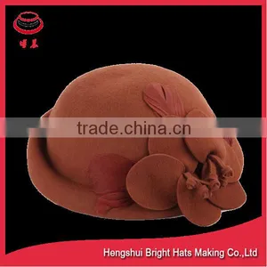 Ladies Winter Wool Felt Beret Beanie Hat With High Quality thumbnail-3