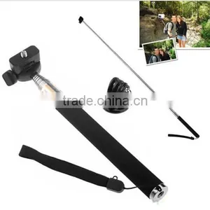 Extendable Handheld Selfie Stick Pole Tripod Bracket For CAMERA Go Pro 4 3+ 2 1 thumbnail-1