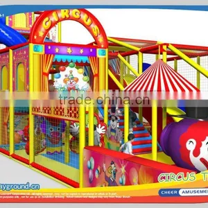 Cheer Amusement Circus Themed Soft Indoor Playground thumbnail-1