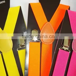 High Quality Finish Metal Clip and Buckel Men's Elastic Suspender Braces Gallusus thumbnail-3