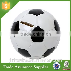 Hot Sales Soccer Ball Shaped Resin Piggy Bank Home Decor thumbnail-1