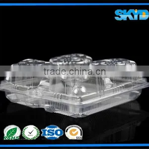 Egg Tart Plastic Container 4 Holes thumbnail-4