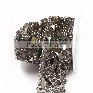 Rhinestone And Nature Stone Chain Garment Accessories Chain With Glue thumbnail-1