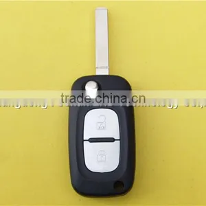 Flip Remote Key Shell for RENAULT Clio Megane Kangoo Modus 2 Button Fob Case thumbnail-2