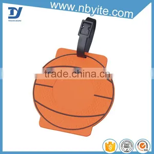 Hot Sale Round Shape id Card Holder Basketball Luggage Tag thumbnail-3
