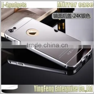 Aluminum Metal Frame Bumper Mirrior Back Mobile Phone Cover and Accessory for Iphone 6 Accessory for Iphone 6S thumbnail-6