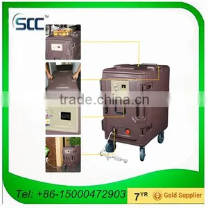 116L Hotel Calefaction Food Container, Multifunctional Food Container With Wheels Keeping Food Hot thumbnail-4