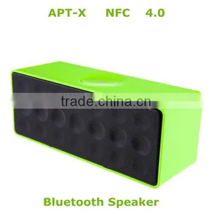 2014 Super Bass Portable Square Bluetooth Speaker V4.0 With NFC Supported APT-X thumbnail-1