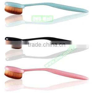 Amazon Top Selling Toothbrush Powder Foundation Cream Oval Makeup Brush thumbnail-5