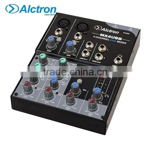 Alctron MX4USB 4 Channel Mixer With USB Interface. thumbnail-3