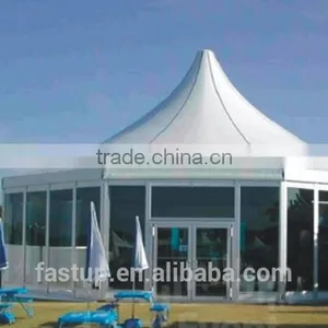 China High Standard Party Event Tent Hexagoanl Pagoda Tent for Hot Sale thumbnail-3