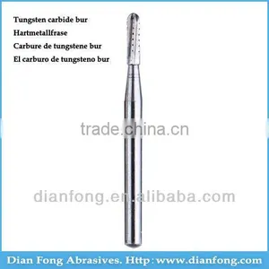 1158 Domed Fissure FG High Speed Tungsten Carbide Burs Dental Unit Used thumbnail-1