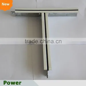 Galvanized Steel Painted White Black Line Pvc Gypsum Ceiling t Grid thumbnail-1