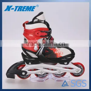 China Shoes Wholesale 4 pu Wheel Athletic Retractable Inline Skate Shoes thumbnail-1