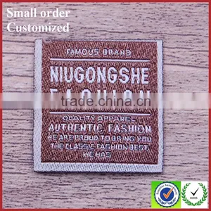 Two Layer High Quality Embroidery Label Manufacturer Cloth Label thumbnail-1
