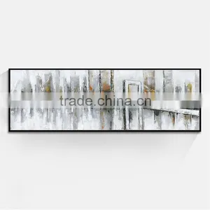 Shu1826 Handmade African Elephant Design Group Oil Painting thumbnail-1