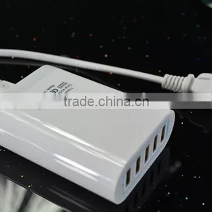 New Arrival Universal Portable 5 Port Usb Charger for Mobile Phone thumbnail-1
